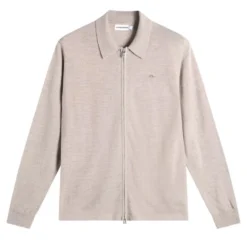 Caleb Merino Cardigan Herre Brindle Melange