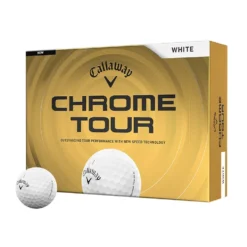 Chrome Tour Golfball Hvit