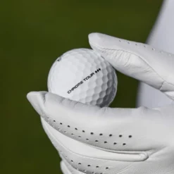 Chrome Tour Triple Diamond Golfball Hvit
