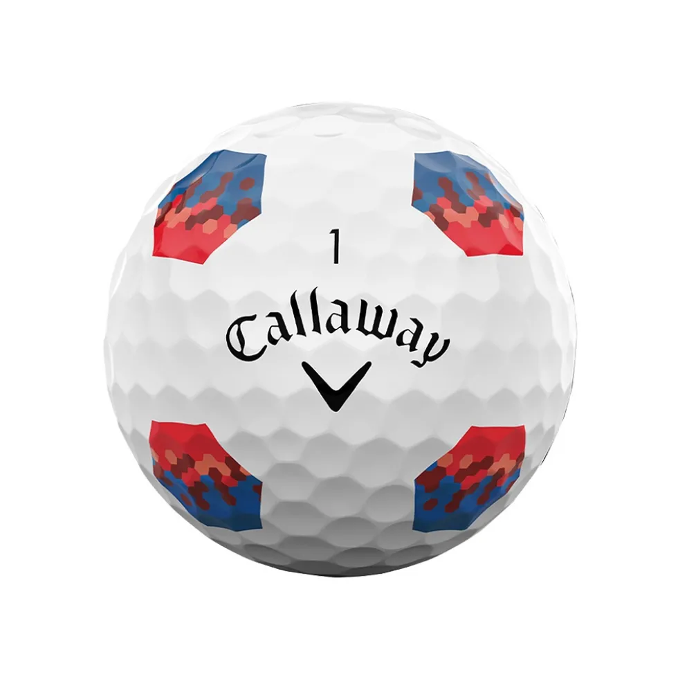 Chrome Tour TruTrack Golfball Hvit