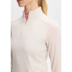 Cindy Quarter Zip Midlayer Dame Moonbeam