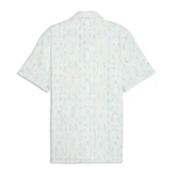 Cloudspun Argyle Bloom Pique Herre Hvit/Lyseblå