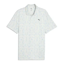 Cloudspun Argyle Bloom Pique Herre Hvit/Lyseblå