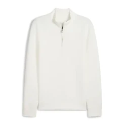 Cloudspun 1/4 Zip Fleece Herre Hvit