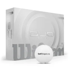 Duo Soft Golfball Golfshopen.no Logo Hvit