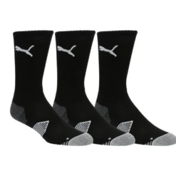 Essential Crew Sokker Svart 3 Pack