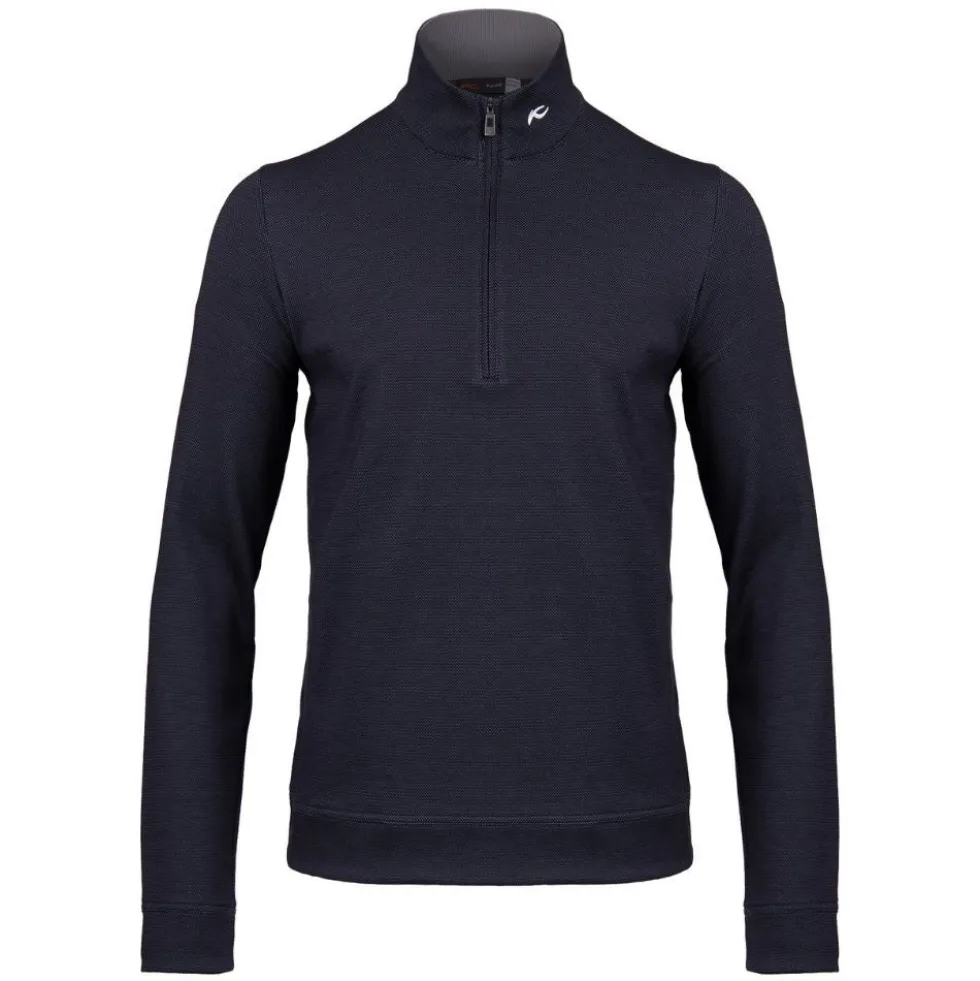 Essentials Half Zip Midlayer Herre Navy/Grå