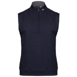 Essentials Half Zip Vest Herre Navy/Grå
