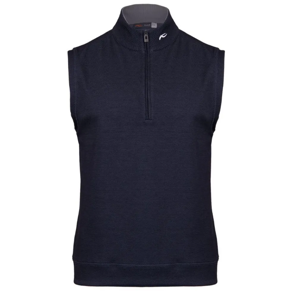 Essentials Half Zip Vest Herre Navy/Grå