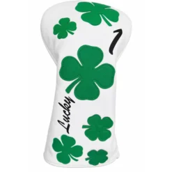Firkløver Driver Headcover Hvit