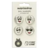 Funny Ole Game Markører 4-Pack m/ Visor Clip