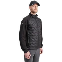 Grove Hybrid Jakke Herre Svart