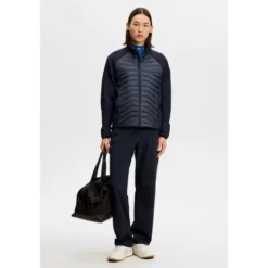 Heyden Quilt Hybrid Jakke Herre Navy
