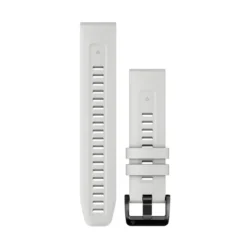 Klokkereim 22mm Carrara Hvit