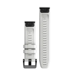 Klokkereim 22mm Carrara Hvit
