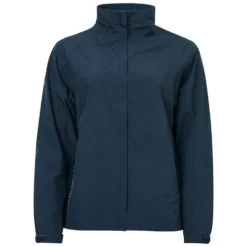 Links Stretch Regnjakke Dame Navy