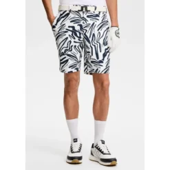Mitch Print Shorts Herre Blå