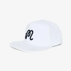 M Snapback Caps Hvit