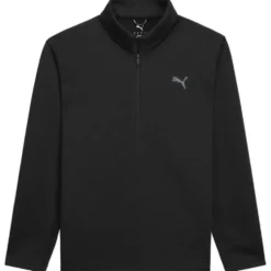 Pebble Quarter Zip Logogenser Herre Svart