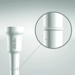 Plastpegger 72mm 12pk Hvit
