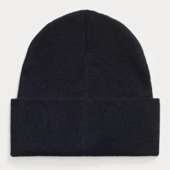 Polo Sport Rib-Knit Beanie Black