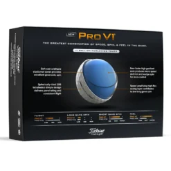 Pro V1 Golfball Golfshopen.no Logo Hvit
