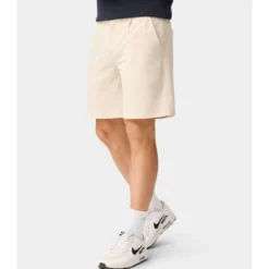 Ridgeweave Pleated Shorts Herre Sand