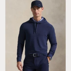 RLX Performance Waffle-Knit Hettegenser Herre Navy