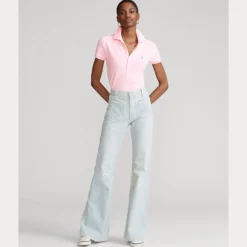 Stretch Pique Dame Rosa