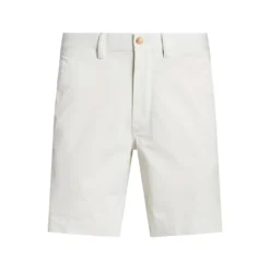 Stretch Straight Fit Chino Shorts Herre Hvit