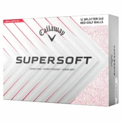 Supersoft Splatter 360 Golfball Rød