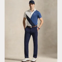 Tailored Fit Pique Herre Color Block