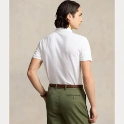 Tailored Fit Pique Herre Hvit
